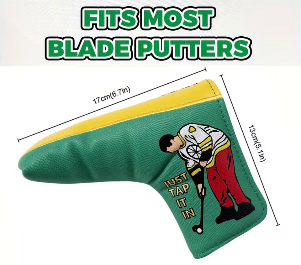 “Just tap it in” putter cover