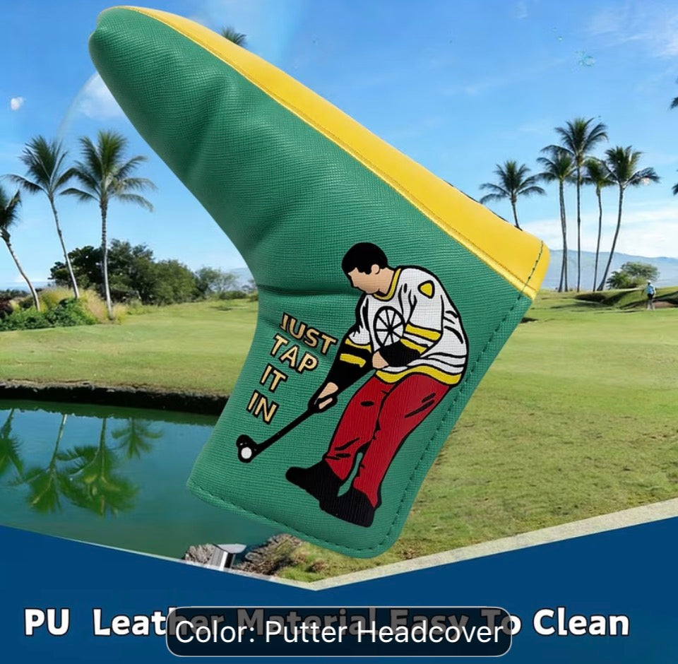 “Just tap it in” putter cover
