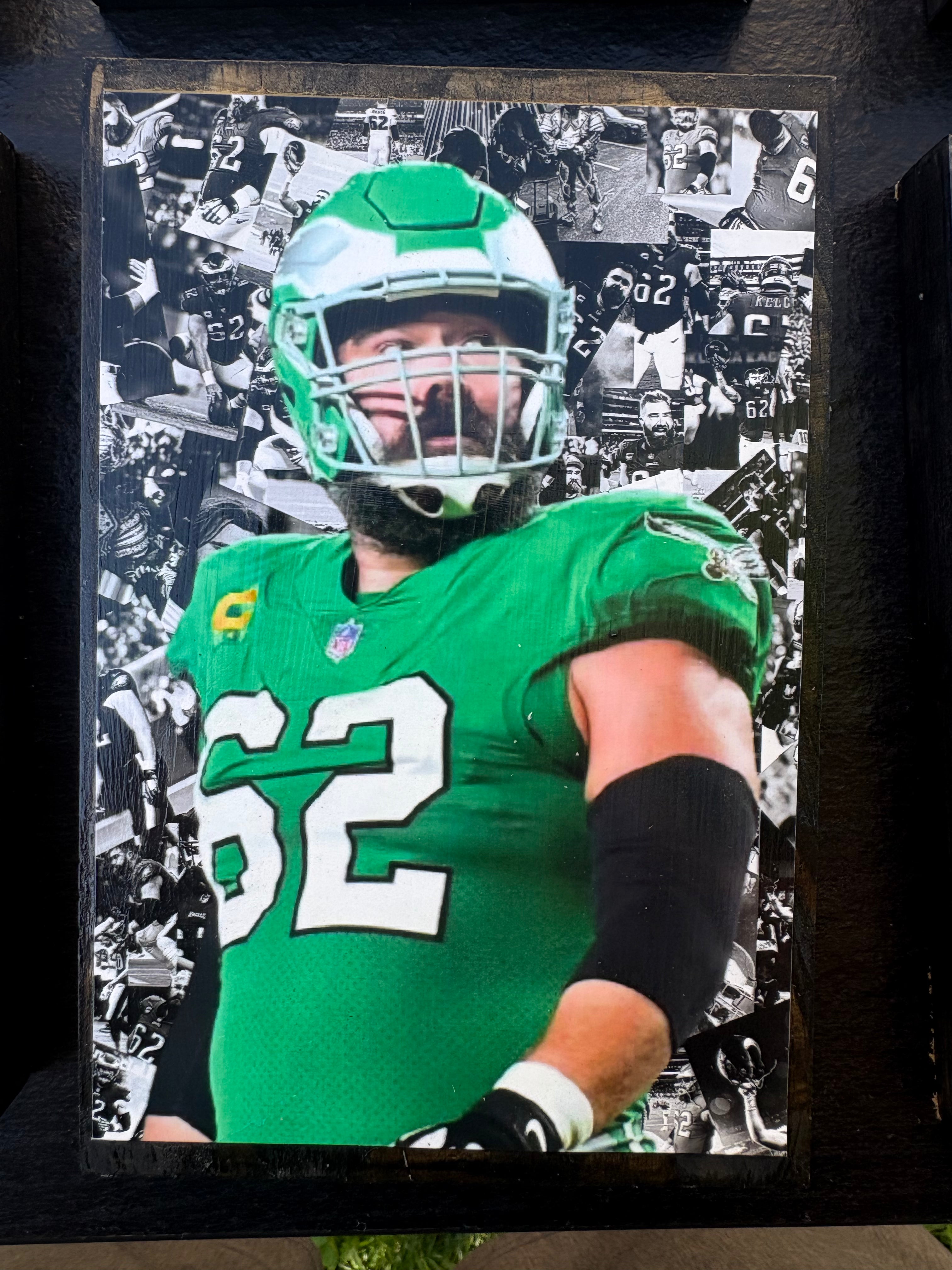 Jason Kelce plaque special background ￼