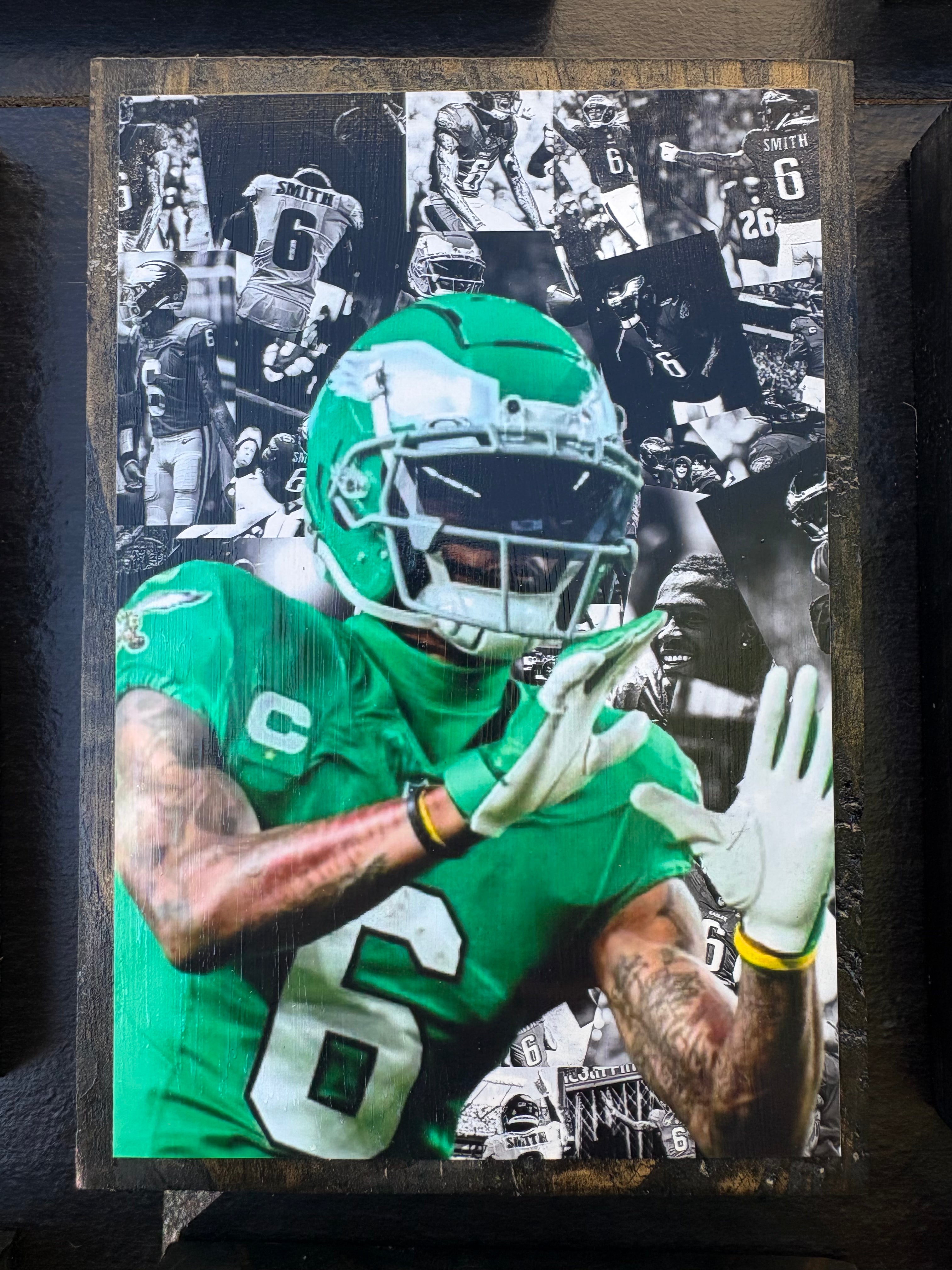 Devonta Smith Special Background Plaque