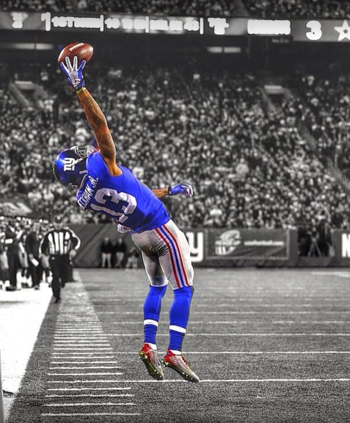 Odell Beckham Jr plaque